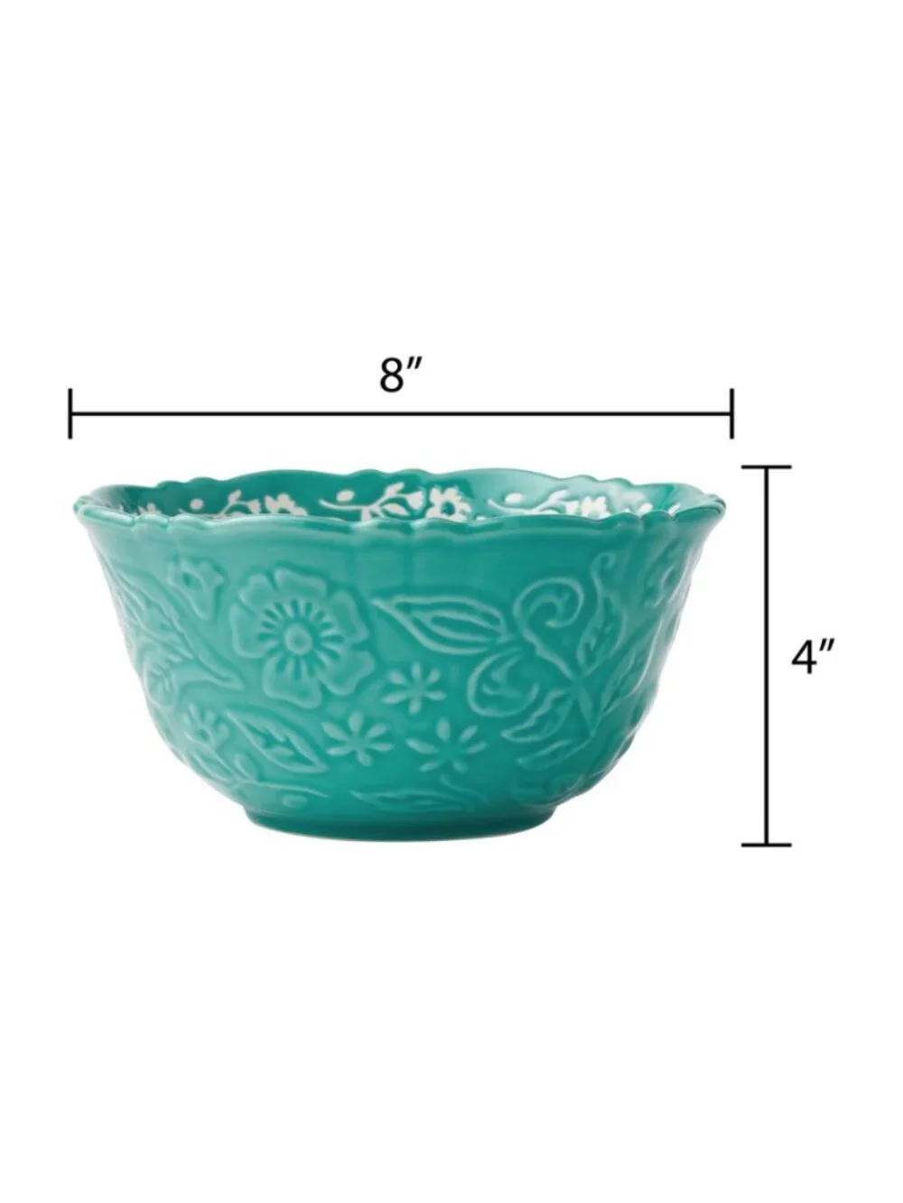 The Pioneer Woman Home Multicolor 3 Pc Embossed Durable Stoneware Serve Bowl Set